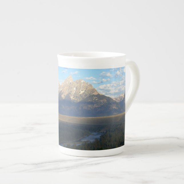 Tasse En Porcelaine Jackson Hole Mountains (Grand Teton National Park) (Devant droit)