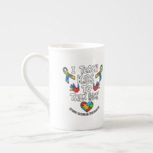 Tasse En Porcelaine J'Apprends Aux Enfants À Parler De La Thérapie L