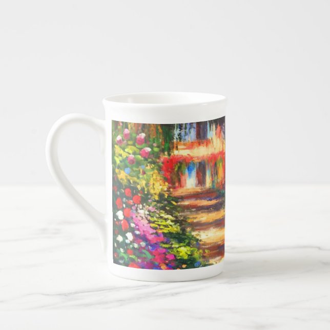 Tasse En Porcelaine Jardin du Monet à Giverny (Gauche)