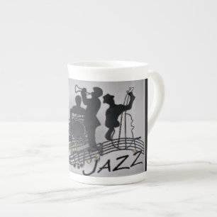 Tasse En Porcelaine Jazz Band