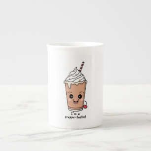 Tasse En Porcelaine Je suis Frappe-tastic Frappe à la crème fouettée