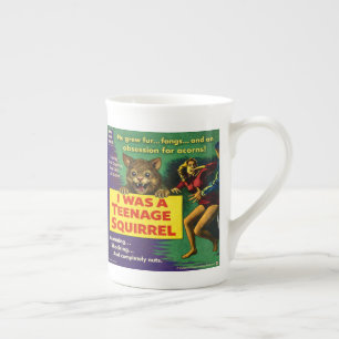 Tasse En Porcelaine J'étais un écureuil adolescent Parodie