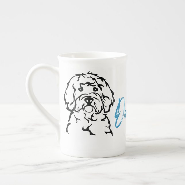 Tasse En Porcelaine Joie de griffonnage de porcelaine tendre ! Tasse (Gauche)