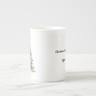 Tasse En Porcelaine Joli design de Noël - Fêtes de fin d'année
