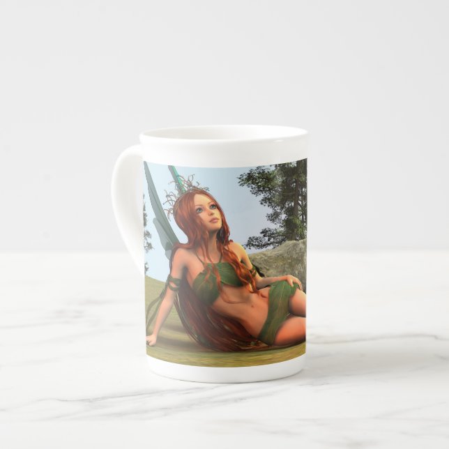 Tasse En Porcelaine Jolie Fée (Devant gauche)