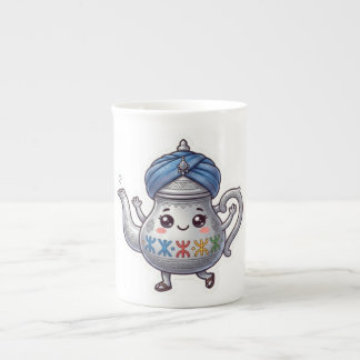 Tasse En Porcelaine Jolie théière berbère marocaine Kawaii avec Touare