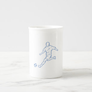 Tasse En Porcelaine joueur de football