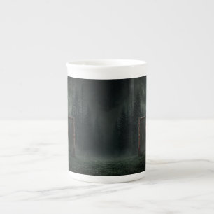 Tasse En Porcelaine Joueur de football Loup-Garou Art Horreur Hallowee