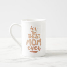 Jour de mères de porcelaine tendre de tasse pour