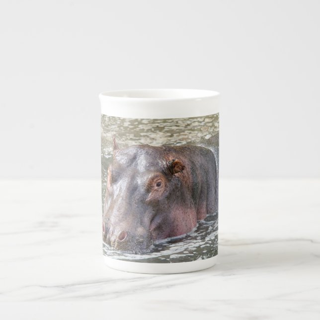 Tasse En Porcelaine Joyeux Hippo (Devant)