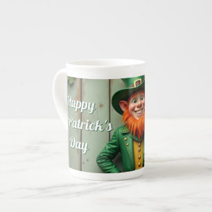 Tasse En Porcelaine Joyeux St. Patrick's Day Leprechaun