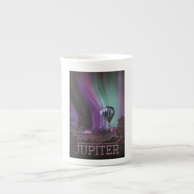 Tasse En Porcelaine Jupiter Travel by Hot Air Balloon Bighty Aurora (Devant)