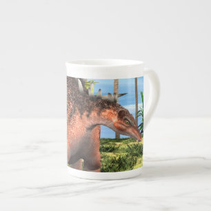 Tasse En Porcelaine Kentrosaurus Dinosaure Jungle Art Préhistorique
