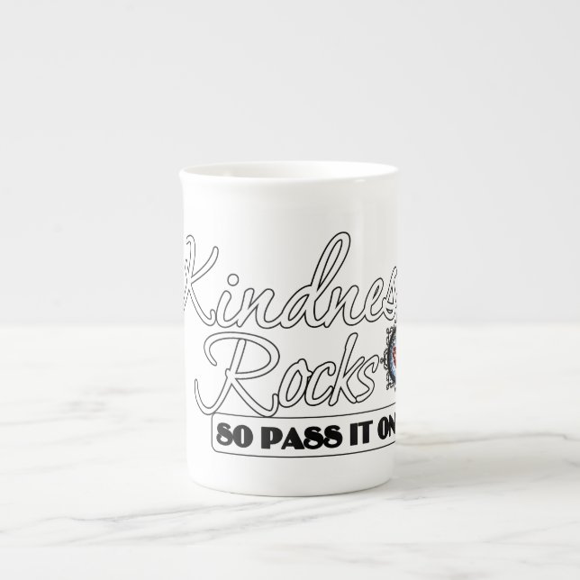 Tasse En Porcelaine Kindness Rocks (Devant)