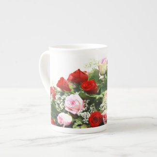 Tasse En Porcelaine La Chine de l'os rose