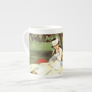 Tasse En Porcelaine La famille Monet dans son jardin Edouard Manet