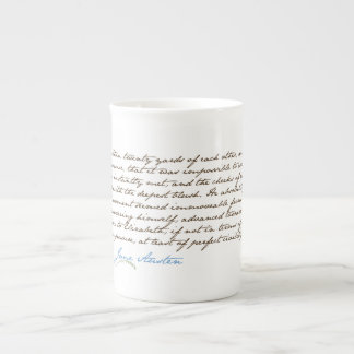 Tasse En Porcelaine La fierté de Jane Austen et la citation #1 de