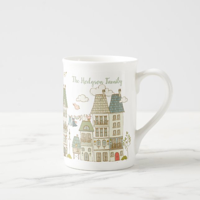 Tasse En Porcelaine La maison est où le coeur est (Droite)