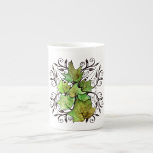 Tasse En Porcelaine La nature verte du Ivy