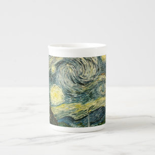 Tasse En Porcelaine La nuit étoilée de Vincent van Gogh (1889)