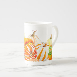 Tasse En Porcelaine La récolte Citrouille d'une boue chinoise osseuse
