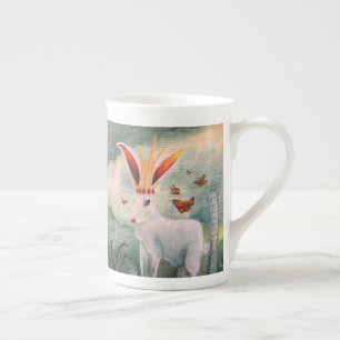 Tasse En Porcelaine La Reine Lapin