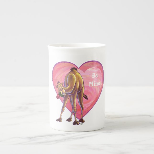 Tasse En Porcelaine La Saint-Valentin au chameau (Devant)