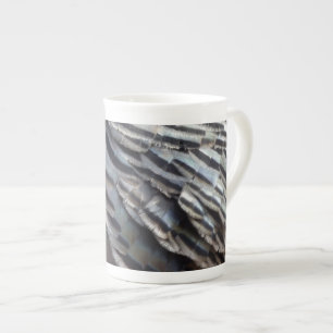 Tasse En Porcelaine La Turquie sauvage plumes II Design Abstrait de la