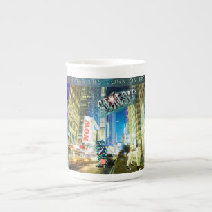 Tasse En Porcelaine L'agneau de genèse de Paul Whitehead se couche su