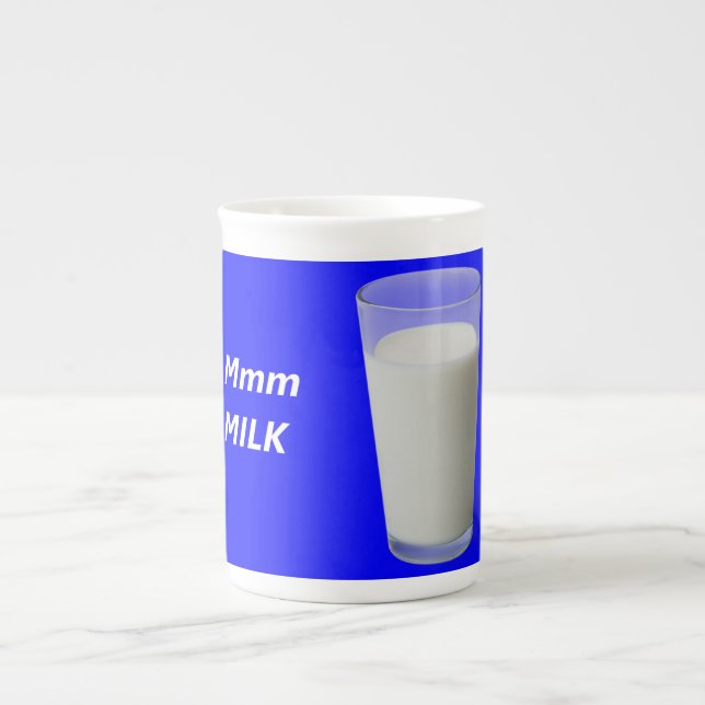 Tasse En Porcelaine LAIT Mmm (Devant)