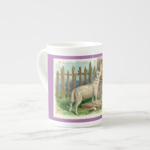 Tasse En Porcelaine Lamb Avec Poussins Boug Spécial