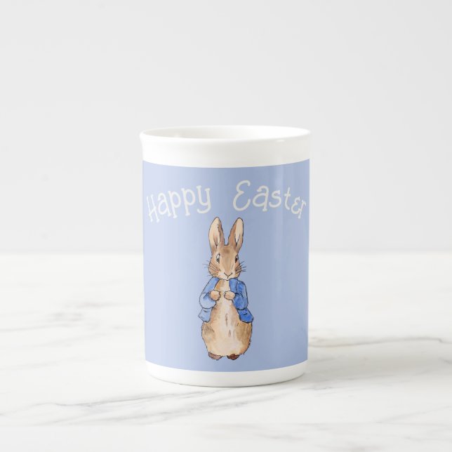 Tasse En Porcelaine lapin de Pâques (Devant)