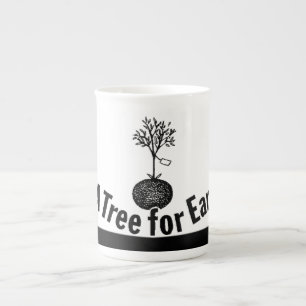 Tasse En Porcelaine L'arbre -