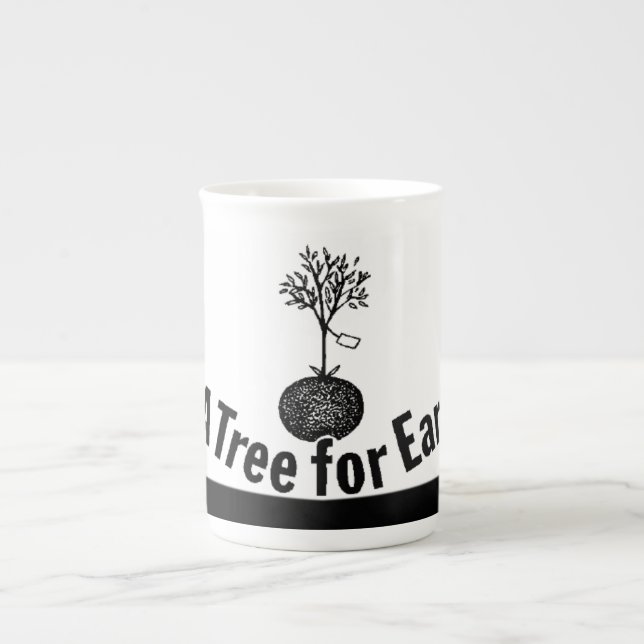 Tasse En Porcelaine L'arbre - (Devant)