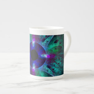 Tasse En Porcelaine L'art Abstrait des yeux