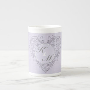 Tasse En Porcelaine Lavender chaleureux chic