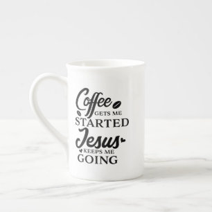 Tasse En Porcelaine Le Café Christian Citation Me Lance Le Script