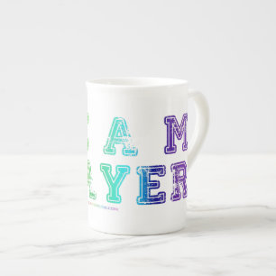 Tasse En Porcelaine Le joueur de l'équipe de SlipperyJoe rempli de plu