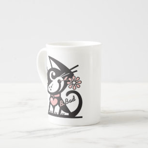 TASSE EN PORCELAINE LE MAUVAIS KITTY DE BETTY