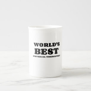 TASSE EN PORCELAINE LE MEILLEUR THÉRAPEUTE PHYSIQUE DU MONDE