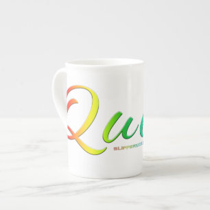 Tasse En Porcelaine Le mot unique expressif et étrange de SlipperyJoe 