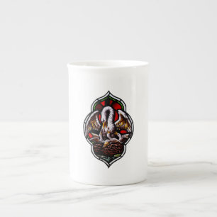 Tasse En Porcelaine Le Pélican dans sa Piété Symbole eucharistique