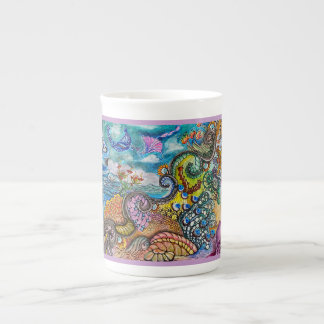 Tasse En Porcelaine L'écrivain au pays des merveilles