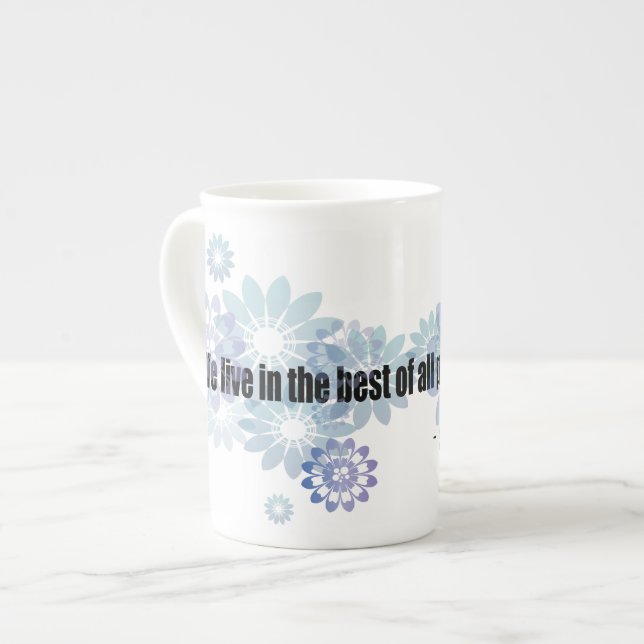 Tasse En Porcelaine Leibniz (Devant gauche)