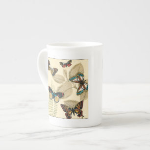 Tasse En Porcelaine Les papillons qui dorment sur les Feuilles