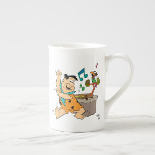 Tasse En Porcelaine Les Pierrafeu   Fred Flintstone Dancing