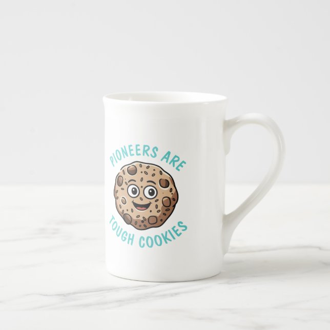 Tasse En Porcelaine Les Pionniers Sont Des Cookies Difficiles | JW (Droite)