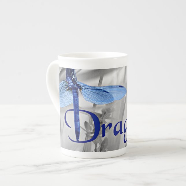 Tasse En Porcelaine Libellule (Devant gauche)