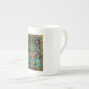 Tasse En Porcelaine Lid of Great Tomb of Pakal - Astronaut Palenque