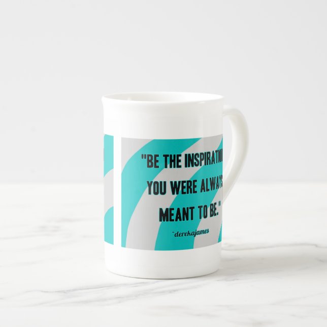 Tasse En Porcelaine L'inspiration d'une boue chinoise sans os (Devant droit)